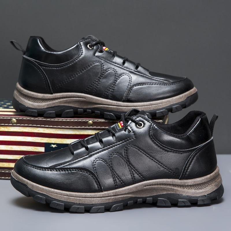 Neue Mode Sportschuhe Herren Vielseitig Bequem Textur Wanderschuhe Lässig Rutschfest Schnürung Verschleißfest Trendschuhe