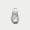 Thom Mcan Women Comfort Shirring Slingback Praha 8tmpr25s7r Silver