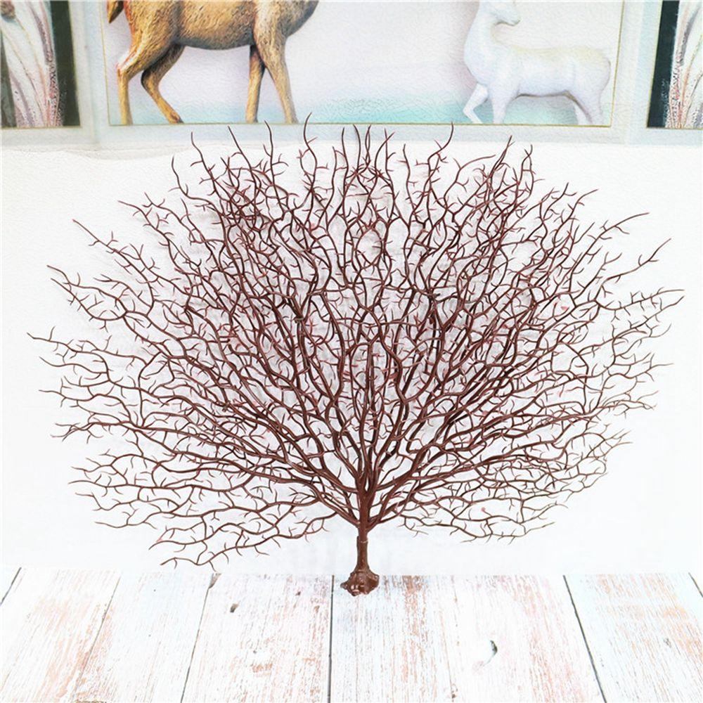 

Симуляция Искусственные Декоративные Аксессуары Морское Дерево Павлинье Дерево Морской Ствол Ветка Коралловая Ветка коричневый