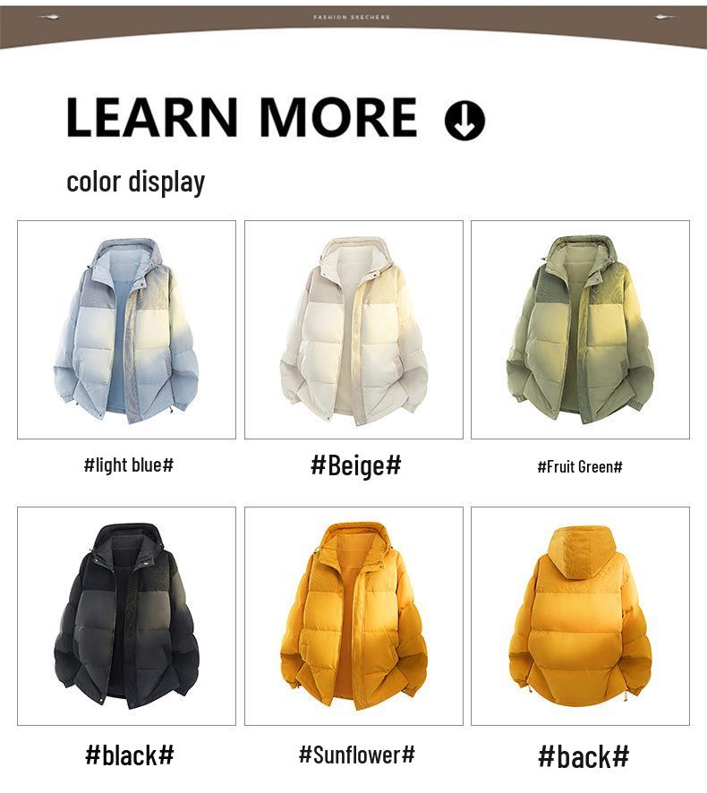 Men's 2025 Winter Corduroy Patchwork Down Jacket - Loose, Casual, Thickened, Warm, Couple Style Coat