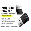 Baseus Προσαρμογέας USB Bluetooth Bluetooth 5.1 Δέκτης-Πομπός Ήχου Μουσικής Για PC Ηχείο Φορητό Υπολογιστή Ασύρματο Ποντίκι Πομπός USB