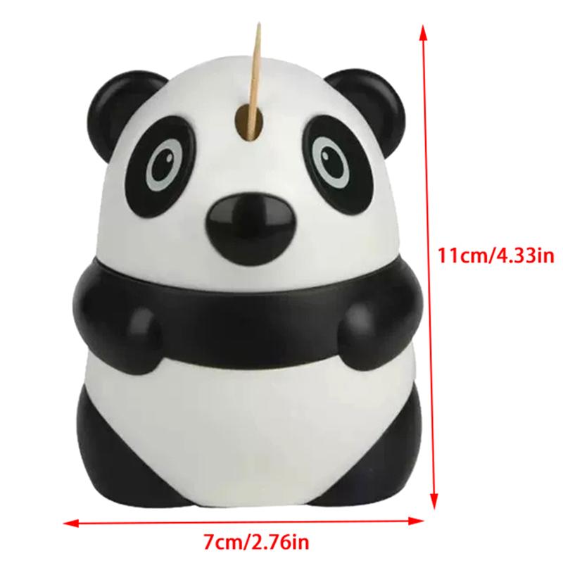 1 Pcs Toothpick Box Household Panda Creative Toothpick Canister Toothpick Jar Toothpick Bucket Floss Box Cotton Swab Storage Box