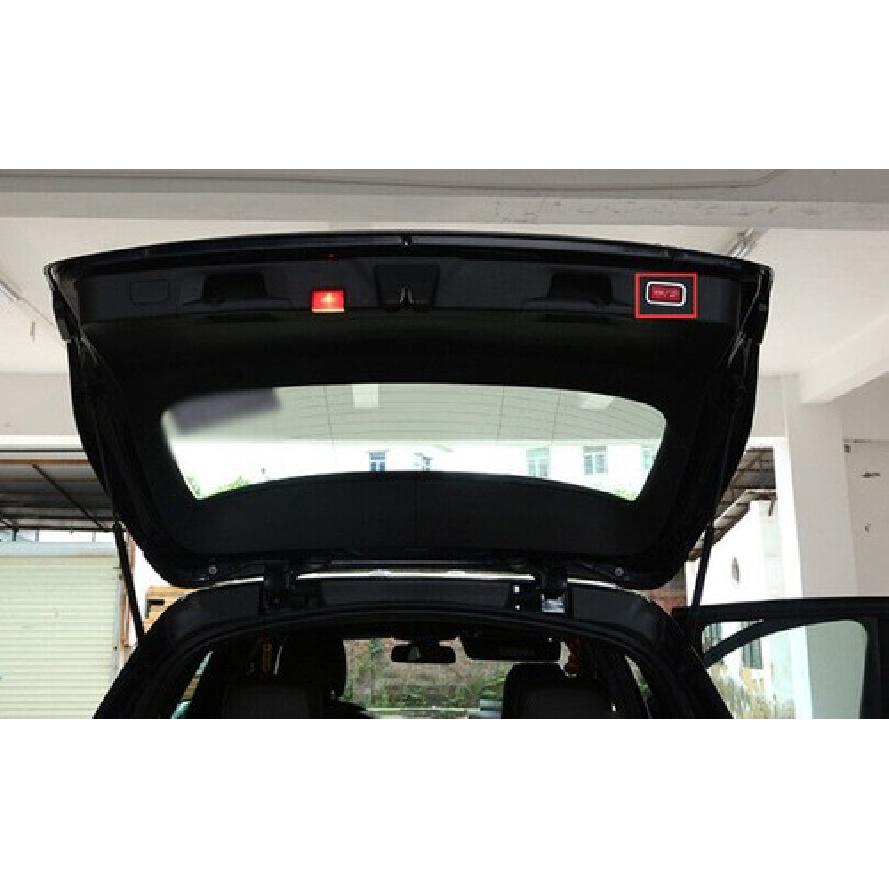 2PCS Cover Trim Rear Door Switch Silver Aluminum Tailgate For Benz GLK 2009-2015