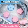 1-8PCS Washing Machine Filter Remove Dirty Hairs Mesh Yarn Laundry Reusable Ball Pet Fur Lint Hair Catcher Clothe Cleaning
