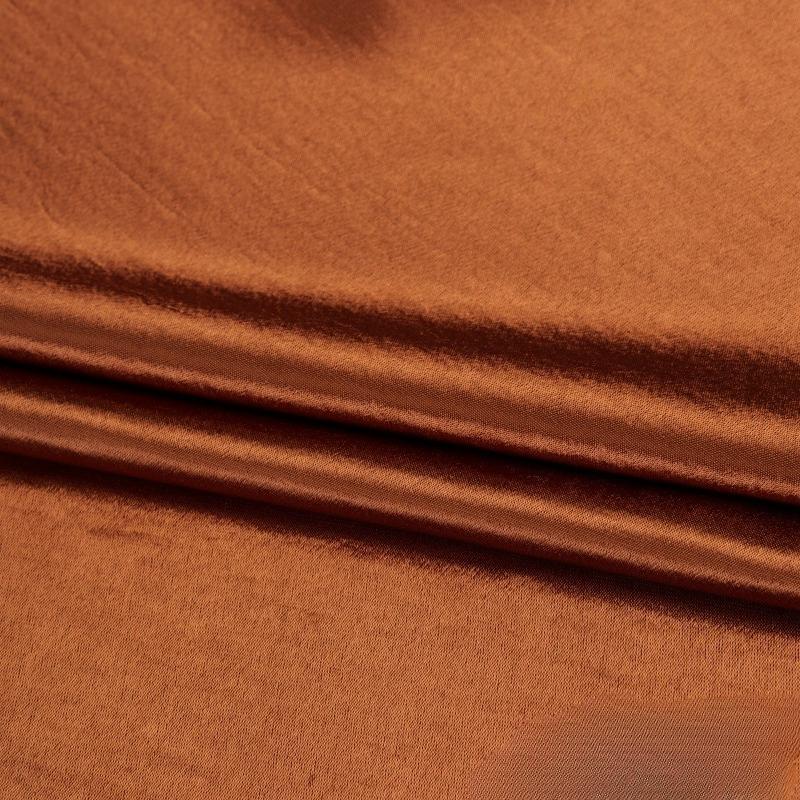 Chinese Style Lustrous Acetic Acid Gold Lustrous Satin Fabric Water Light Satin Natural Pleated Texture Drape Fabric Textile