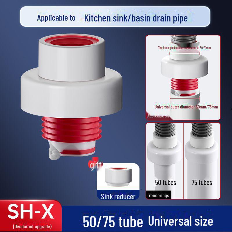 Hansha Anti-Odor Floor Drain Seal for Kitchen & Bathroom Sinks