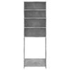 VidaXL Meuble pour machine à laver Gris béton 64x24x190 cm 808408