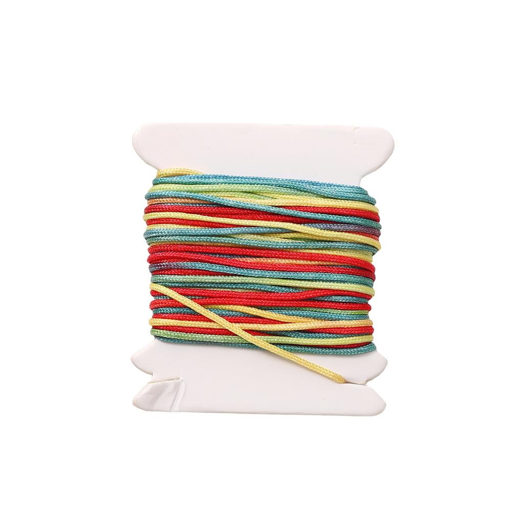 5-50m/lot 0.8mm Cotton Cord Nylon Cord Thread String DIY Beading Braided Bracelet Jewelry Making