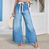 Damenhose Große Größe Stretch Jeans Lose Halbelastische Hose