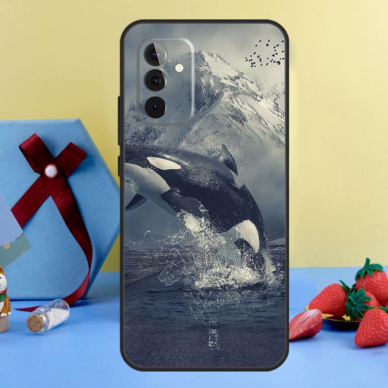 Orcas Killer Whales Case For Samsung Galaxy A14 A54 A34 A12 A22 A32 A52 S A51 A71 A13 A23 A33 A53 A15 A25 Cover