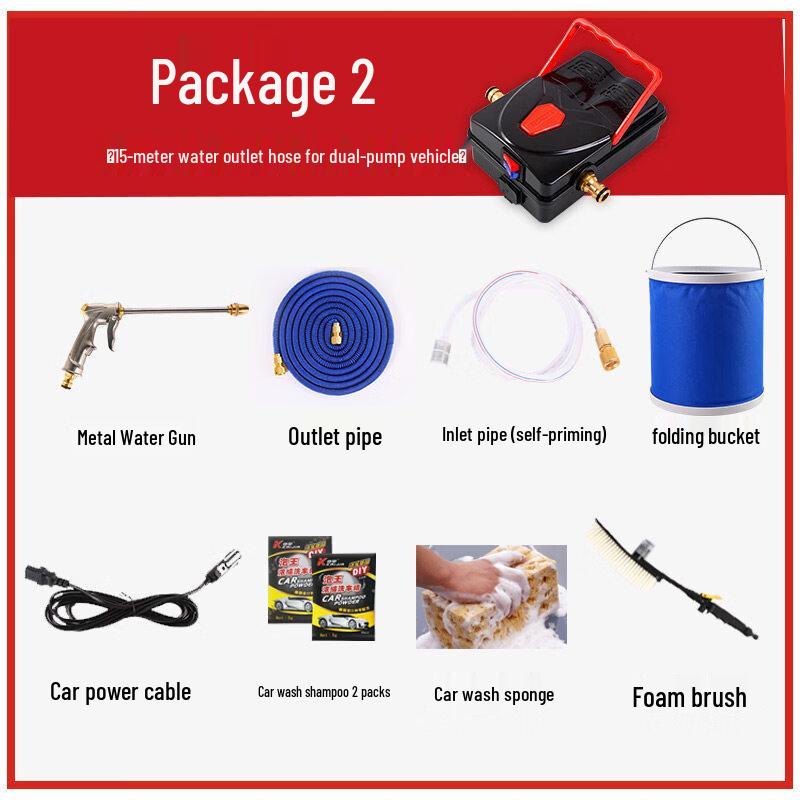Aokewen 24V Portable High-Pressure Car Washer