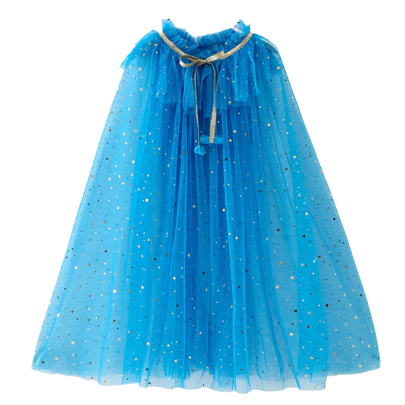 

Panegy Frozen Elsa Hooded Cape for Girls, Perfect for Halloween, Cosplay, Princess Events, Parties, Disney, and Christmas. Size M.