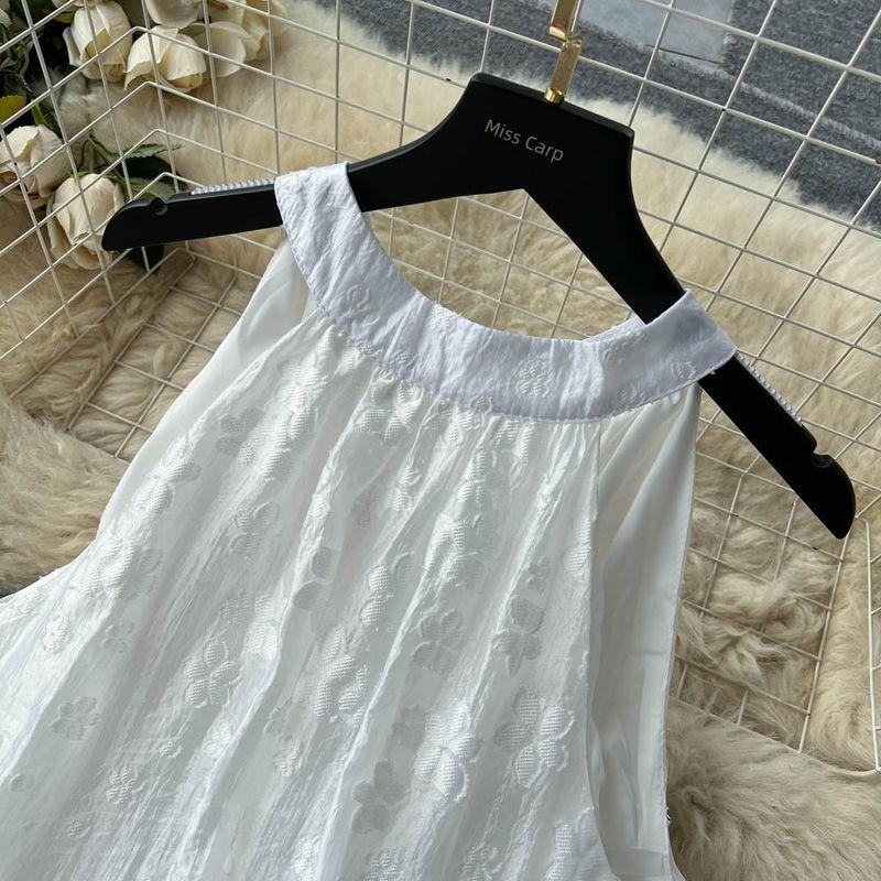 Off-the-Shoulder Retro Summer New Arrival Sexy Beach Dress Halterneck
