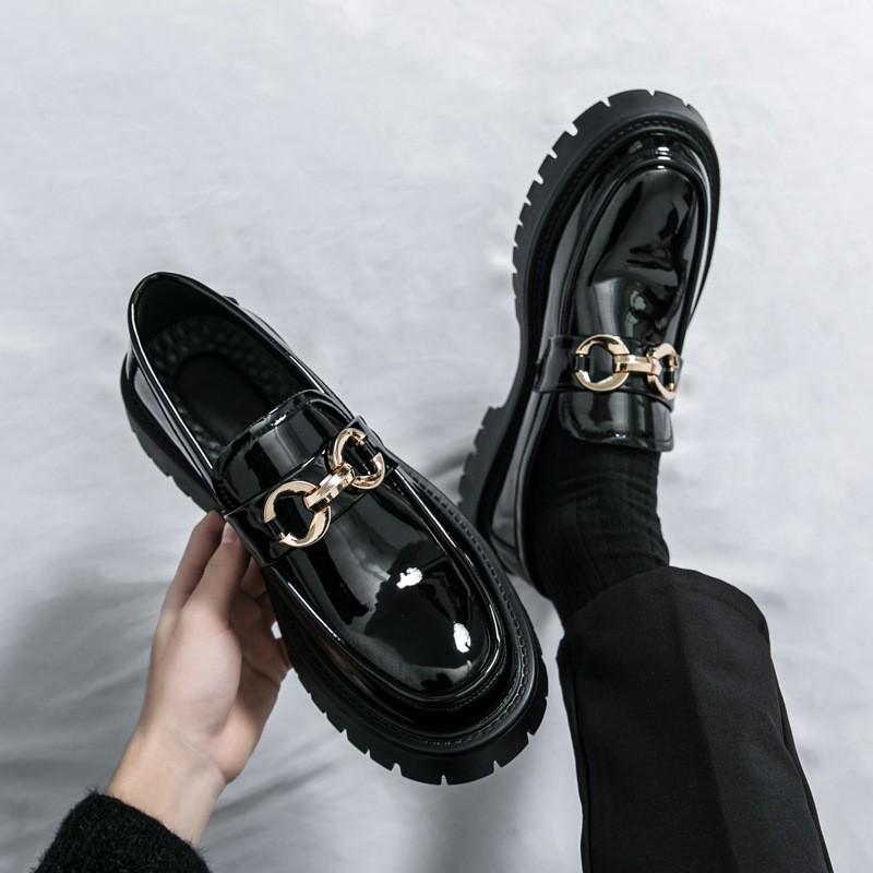 Mens Loafer Shoes With Horsebit Detail