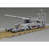 628PCS WW2 Dora 800mm Eisenbahngeschütz Militärkanone MOC Bausteine Steine Modell Armeewaffe Panzer Kinderspielzeug Erwachsener Kinder Junge Weihnachtsgeschenk