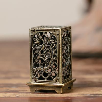 1PC Lotus Incense Censer Buddhist Utensils Incense Burner Durable Alloy Sandalwood House Furnishings Home Office Decoration