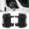 Rearview Mirror Cover  Protective High Strength Side Mirror Cover Trim for Ducato 250 2006 and After Black Side Mirror