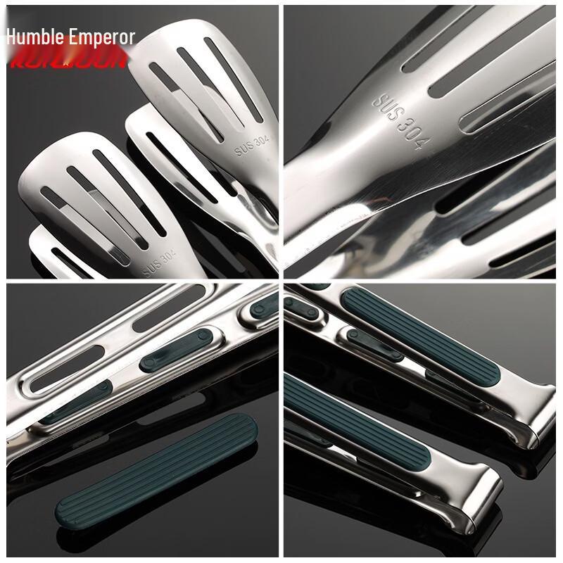 Qianxing 304 Stainless Steel Anti-Scald Food Tongs