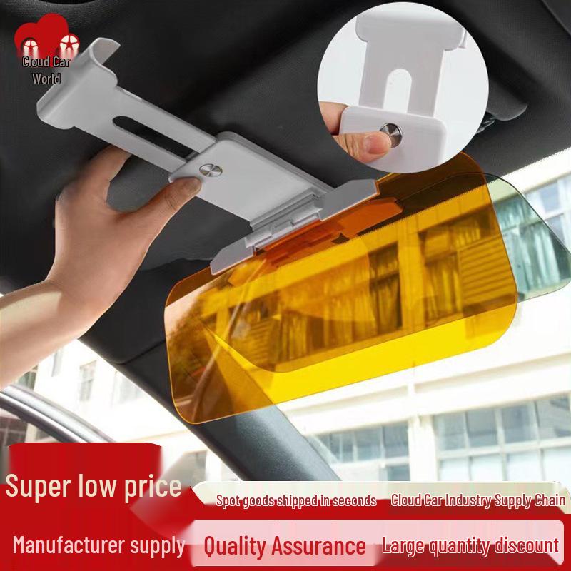 

Car Anti-Glare Sun Visor & Night Vision Goggles - Day & Night Eye Protection Small