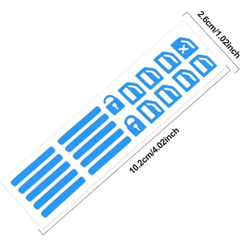 Car Function Key Switch Button Luminous Car Sticker Waterproof and Wear-Resistant Fluorescent Sticker Car Window Lift Switch