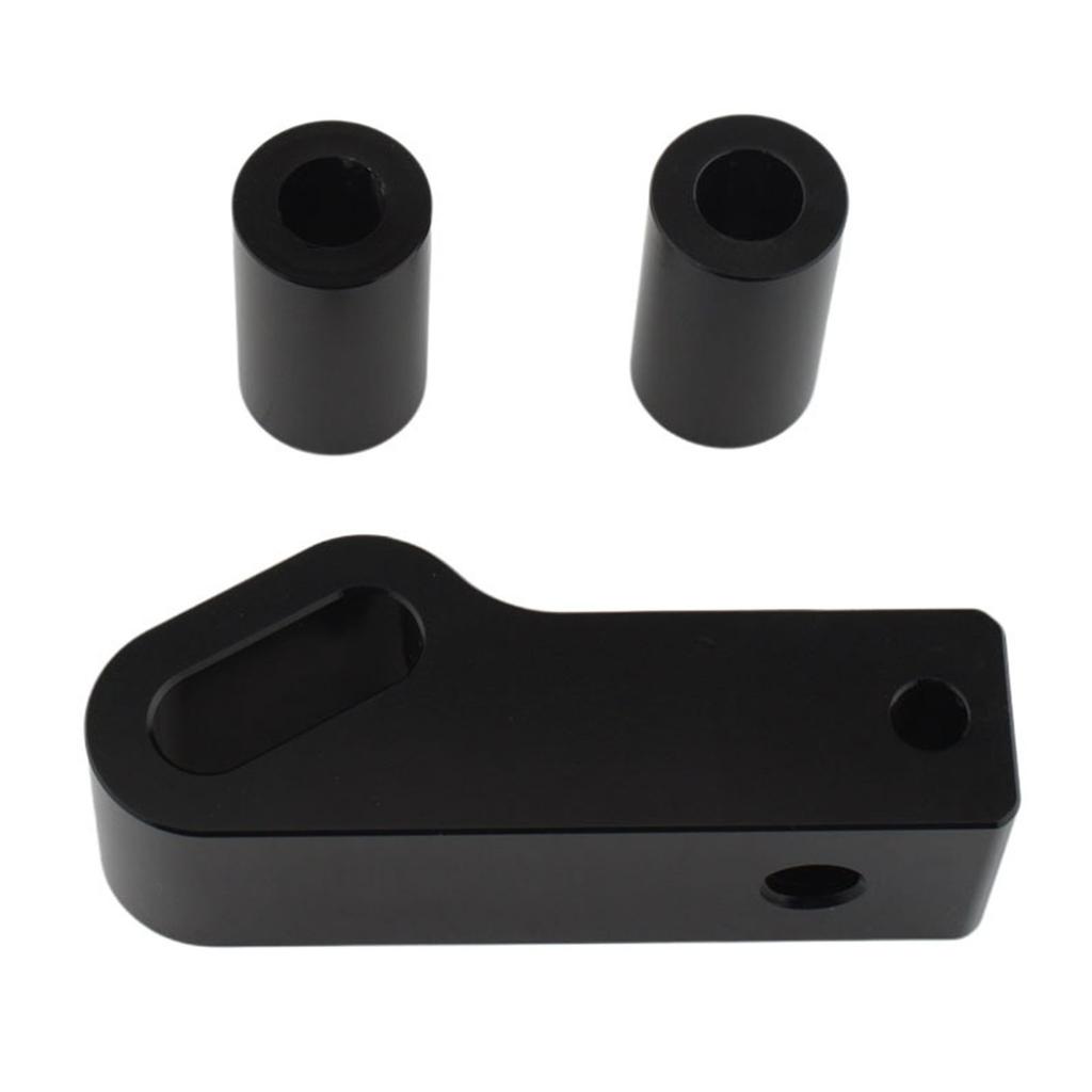 Long Lasting Quick Install Motorcycle Headlight Mount Block Upgrade Kit Sturdy Aluminum Construction Easy Installation