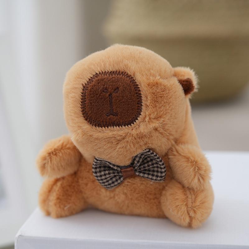 Capybara Plush Toy Keychain Cute And Comfortable Backpack Ornaments Hanging
