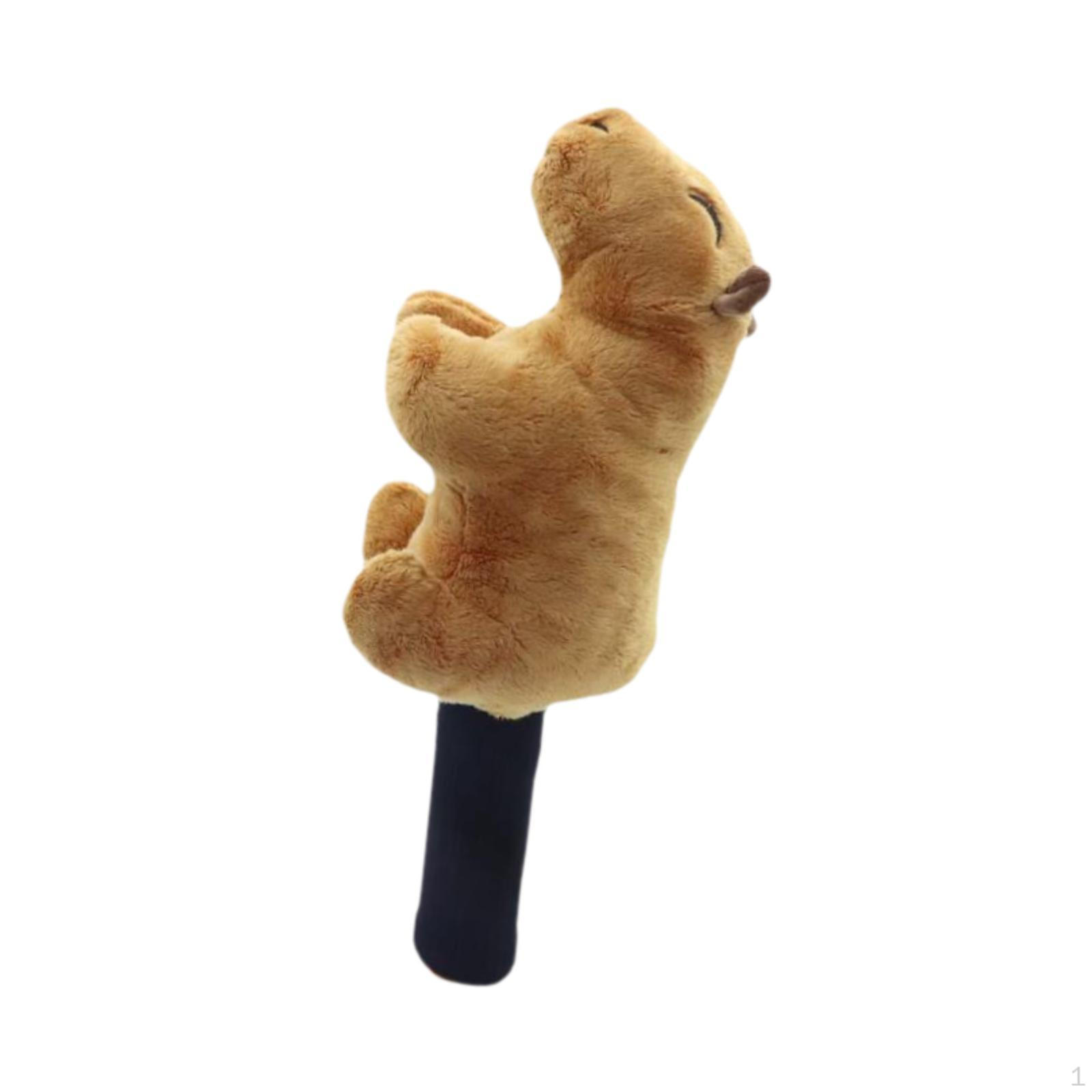 

Головной убор из дерева для гольфа в виде животного, аксессуар в виде морской свинки, подарок, устойчивый к царапинам, забавный, головной убор для клюшки S