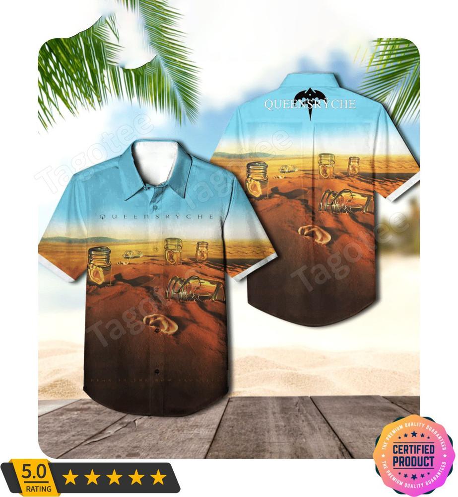 

Queensryche Hear In The Now Frontier Album Cover Casual Hawaii Shirt 1F2245 Unisex T-Shirt L