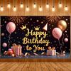 Celebration Background Joyful Design Joyful Banner Cheerful Display Star Patterns Birthday Party Display For Home Party Friends