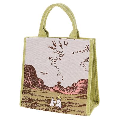 Marushin Moomin Mini Flying In the Gobelin 1425032200 Bag, Sky, EVA-Coated Weave,
