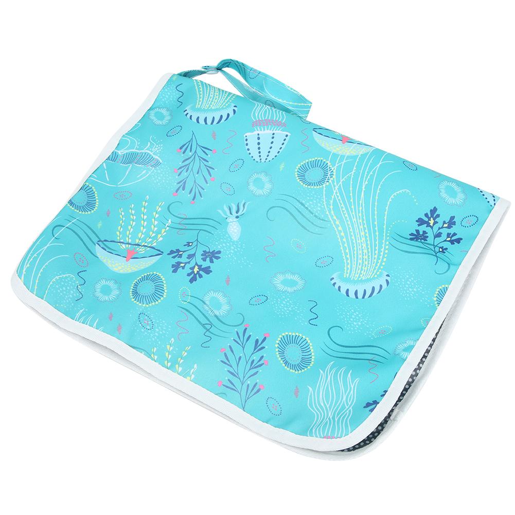 Baby Diaper Changing Mat Multifunctional Infant Nappy Pad Waterproof Urine CoversGreen Acaleph