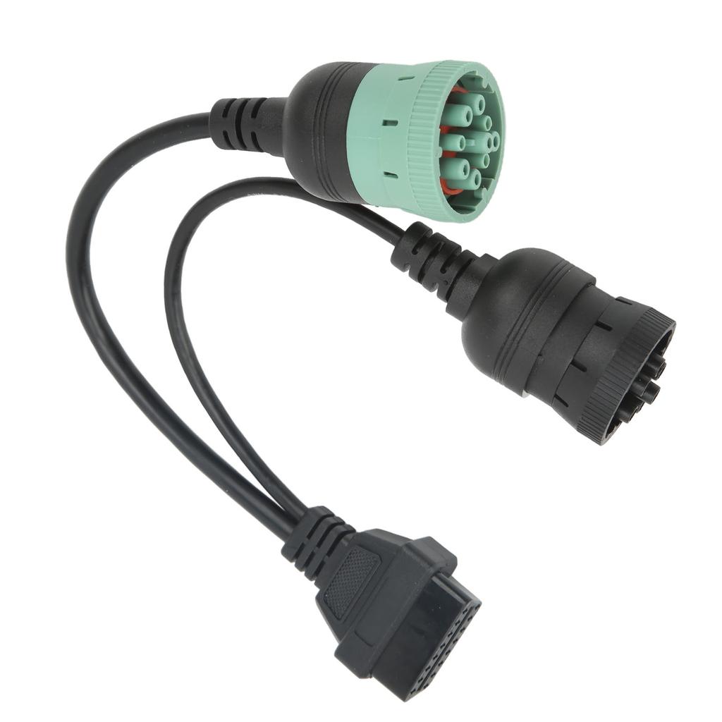OBD2 Truck Cable OBDII 16Pin Female To 6pin J1708 9pin J1939 Splitter Y Diagnostic Scanner Cable