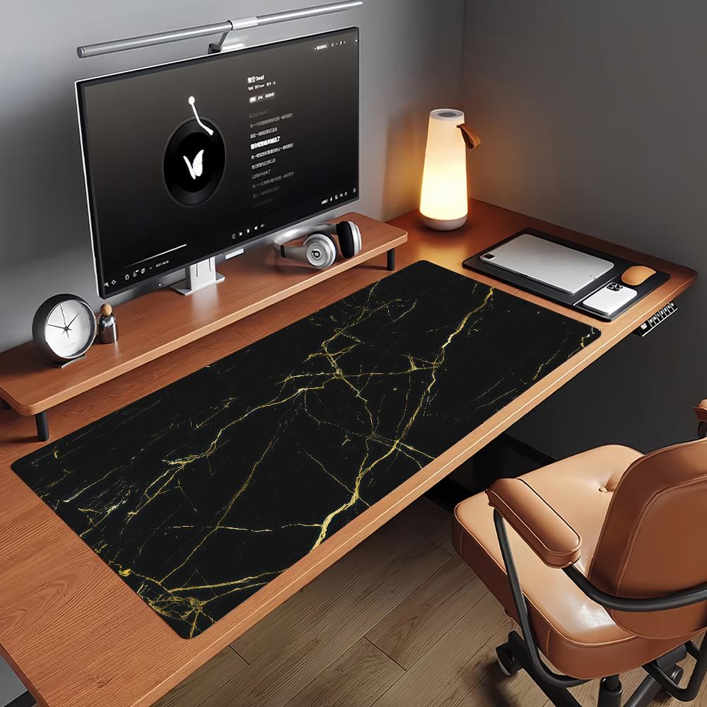 Art Marble Mouse Pad Non-slip Rubber Gamer Balance Computer Mat Decoracion Deskmat Laptop Office Large