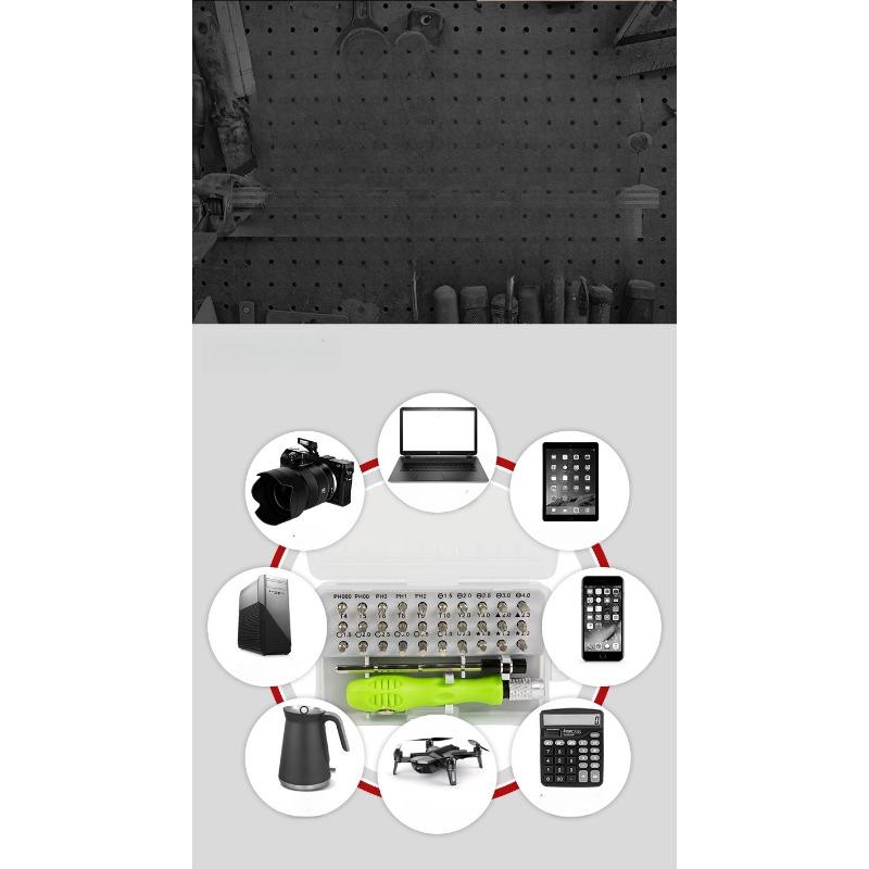 1SET 32-in-1 Multifunctional Manual Screwdriver Driver, Mobile Phone Computer Product Repair Disassembly Tool Set