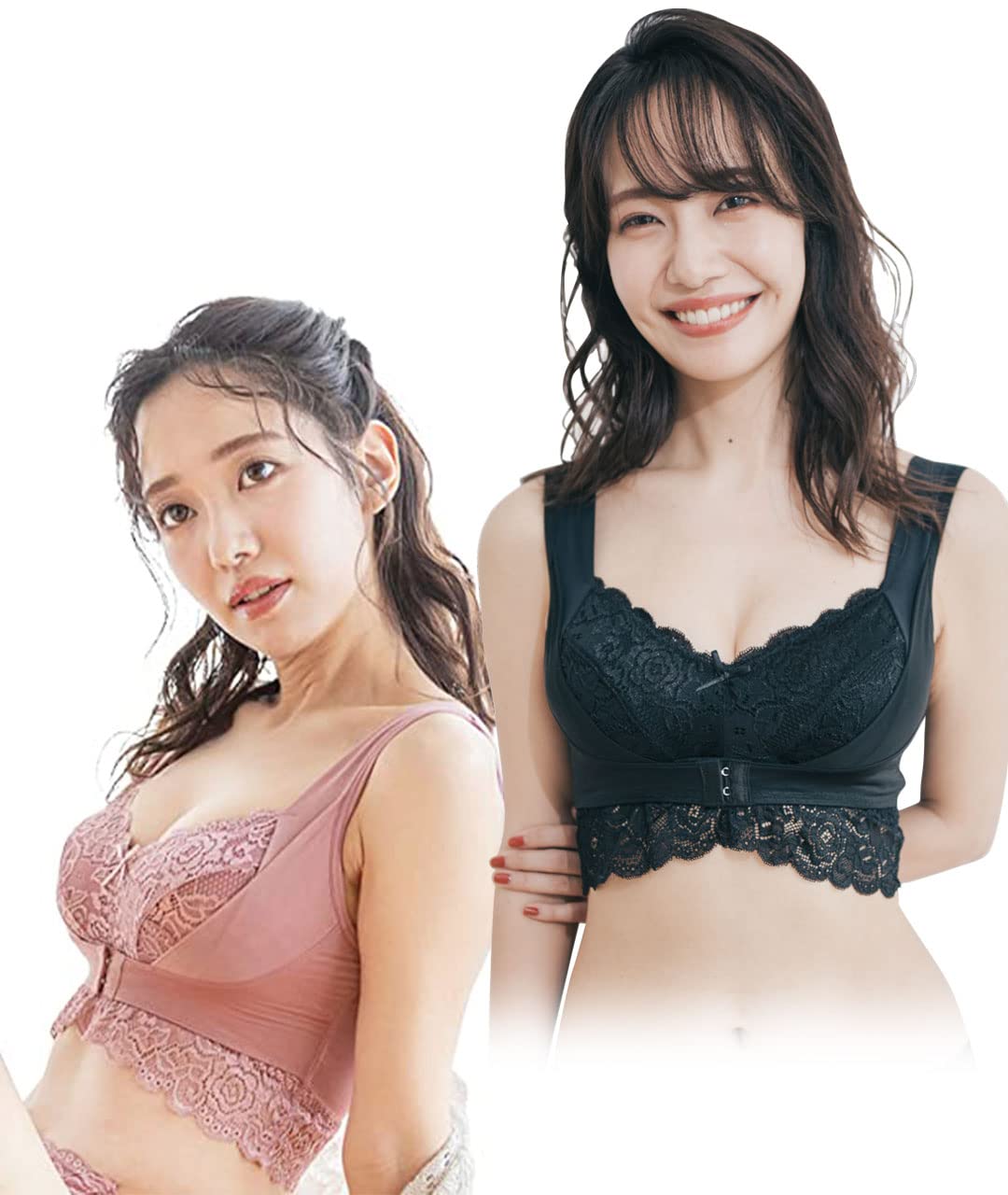 

Angellir Пушистая Комната Розовый Набор из 2 Бюстгальтеров, Черный/Античный (M-L),