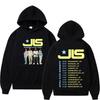Rockband JLS Winter Hits Tour Fans Gåva Hoodie Herr Y2K Vintage Oversized Långärmad Sweatshirt Hip Hop Gothic Streetwear