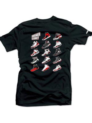 SNELOS Retro High Top Sneaker Tees - Premium Basketball T-Shirts For Men, Designed To Match Your Legacy Jordans & Celebrate