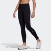 Adidas Logo Reflective Moisture-Wicking Tight Running Pants Women bottoms Black FM7633