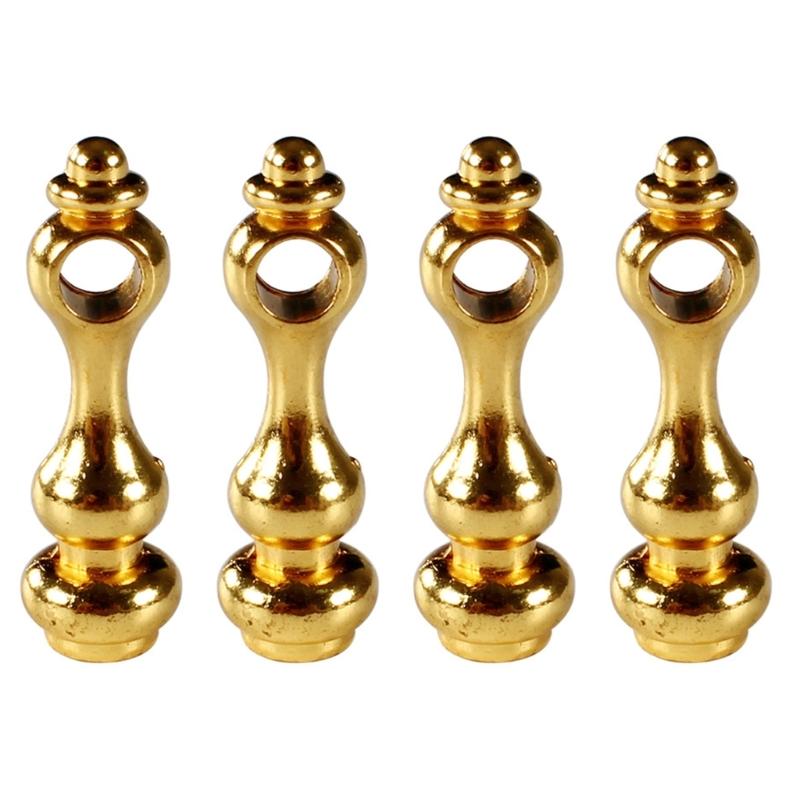 8pcs Sturdy Metal Spindles Portable Accessory for Furniture and Glass Railing Post Connectors With Screws Designs