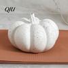 Minimalist Pumpkin Decor Halloween Ornaments, Resin Delicate Texture Stable Sculpture, Spotted Modern Home Textured Accents, for TV Cabinet Wine