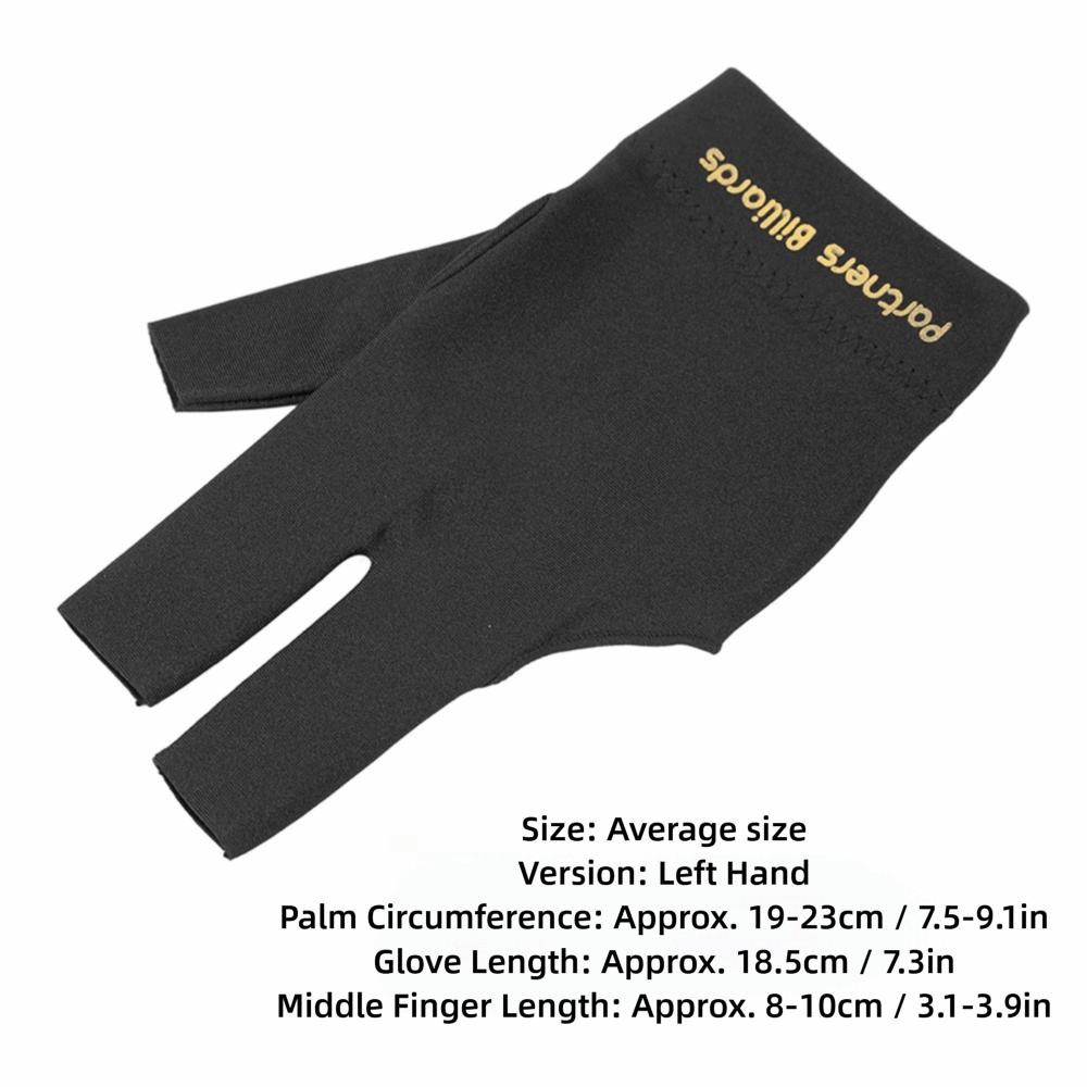 Breathable 3 Fingers Cue Gloves Three Finger Pool Cue Gloves Snooker Cue Glove Snooker Cue Sport