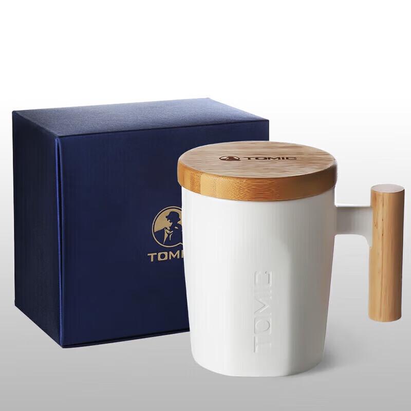 Temax Ceramic Mug with Wooden Handle