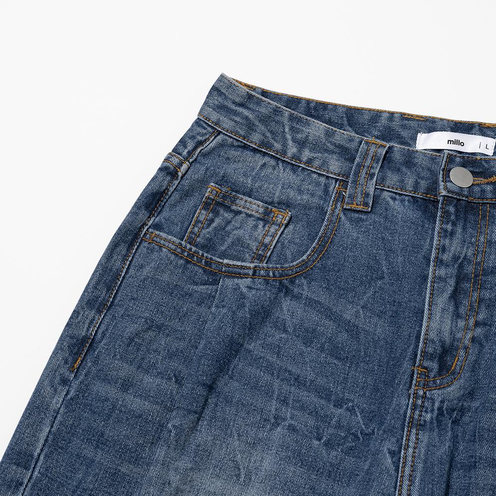 MILLO ARCHIVE Denim Bermuda Pants [Mid Blue]
