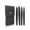 4pcs/Set Eyebrow & Eyelash Tweezer Grooming Kit, Professional Beauty Tools For Eyebrow & Eyelash Shaping, Makeup Accessories,Tweezers