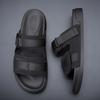 Men's Slippers Summer New Trendy Fashion Versatile One Word Drag Wear Soft Soled Beach Shoes Summer Men Sandals