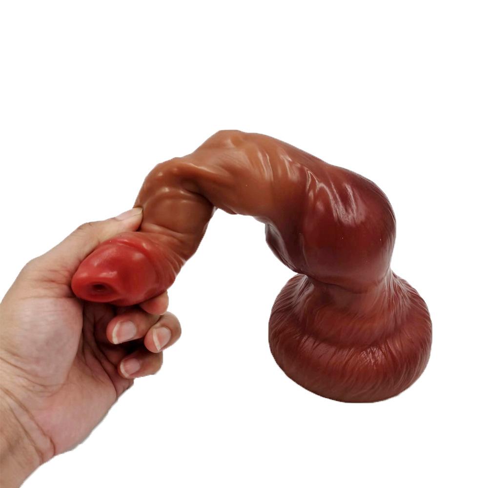New Big Dog Cock Dildo Penis Silicone Dildos Women's Masturbation Device Animal Simulation Penis Sex Product
