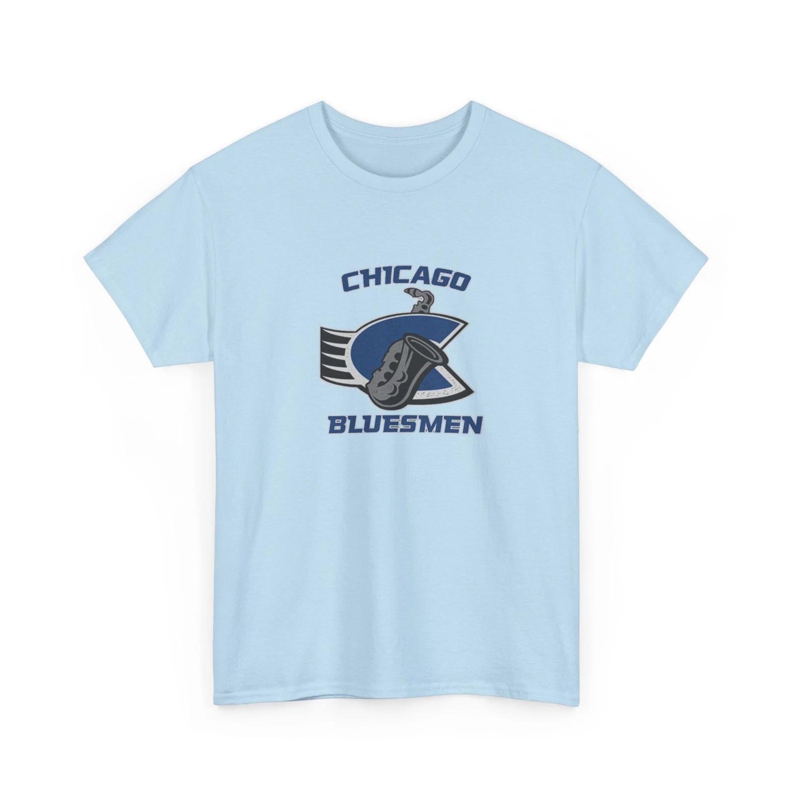 Roller Hockey Chicago Bluesmen Printed T shirt Great Classic Sports Collectible L