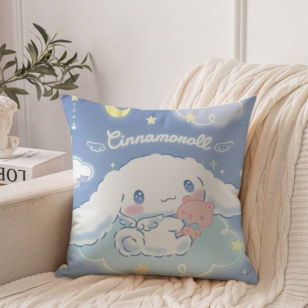 Süßer C-Cinnamoroll Kawaii Kissenbezug Heimdekoration Überwurf für Sofa Bett Auto Zimmer Dekoration Geschenkidee
