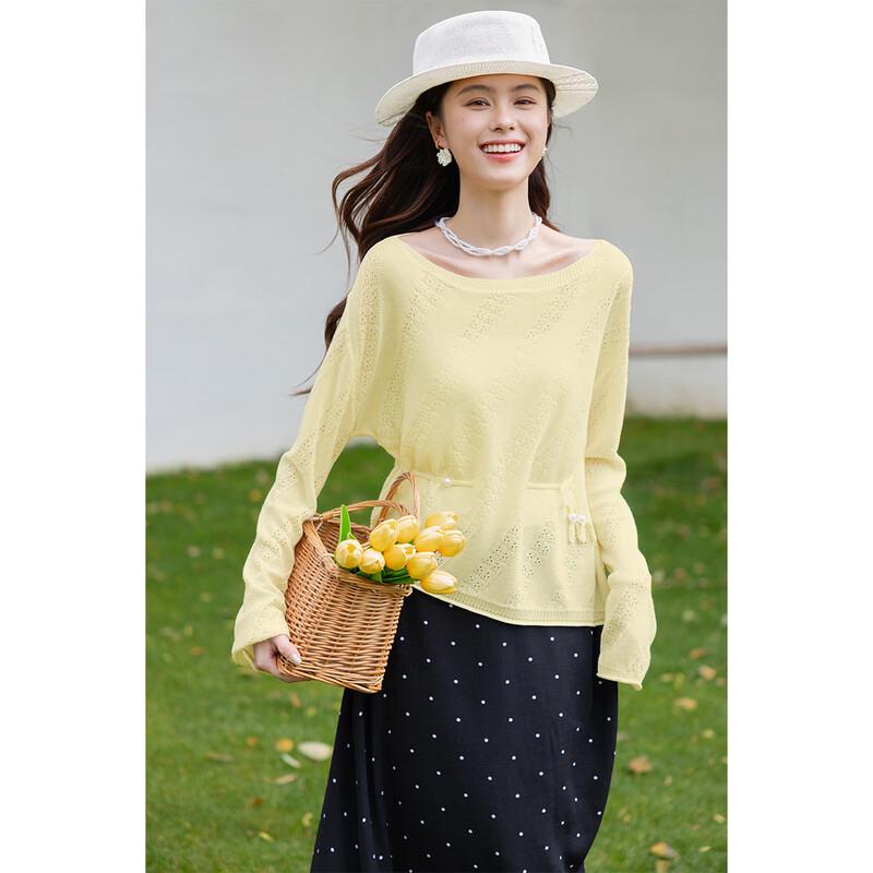 Mocana Women's Summer Beach Long Sleeve Knit Top