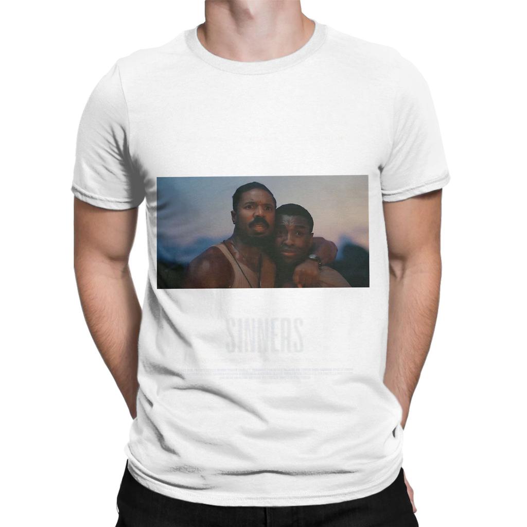 Sinners Movie Poster Art Funny Graphic 100 Cotton TShirt Sinners Tees Tops For Unisex